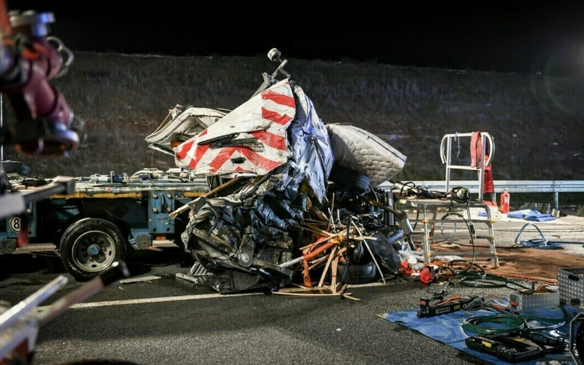 Ein schwerer Unfall bei Nacht auf der A3 Ein schwerer Unfall bei Nacht auf der A3